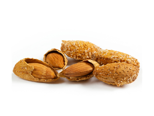 ALMONDS SALTED ROASTED WITH SHELL 250GR